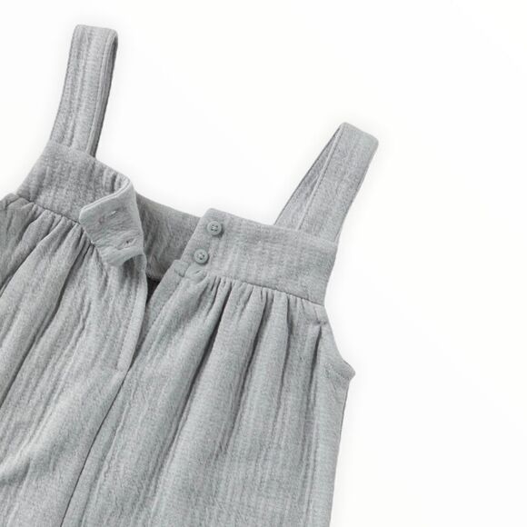 ZARA Kids | Gray | TEXTURED JUMPSUIT - Picture 3 of 4